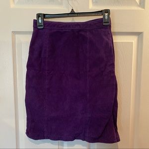 Vintage Leather Skirt